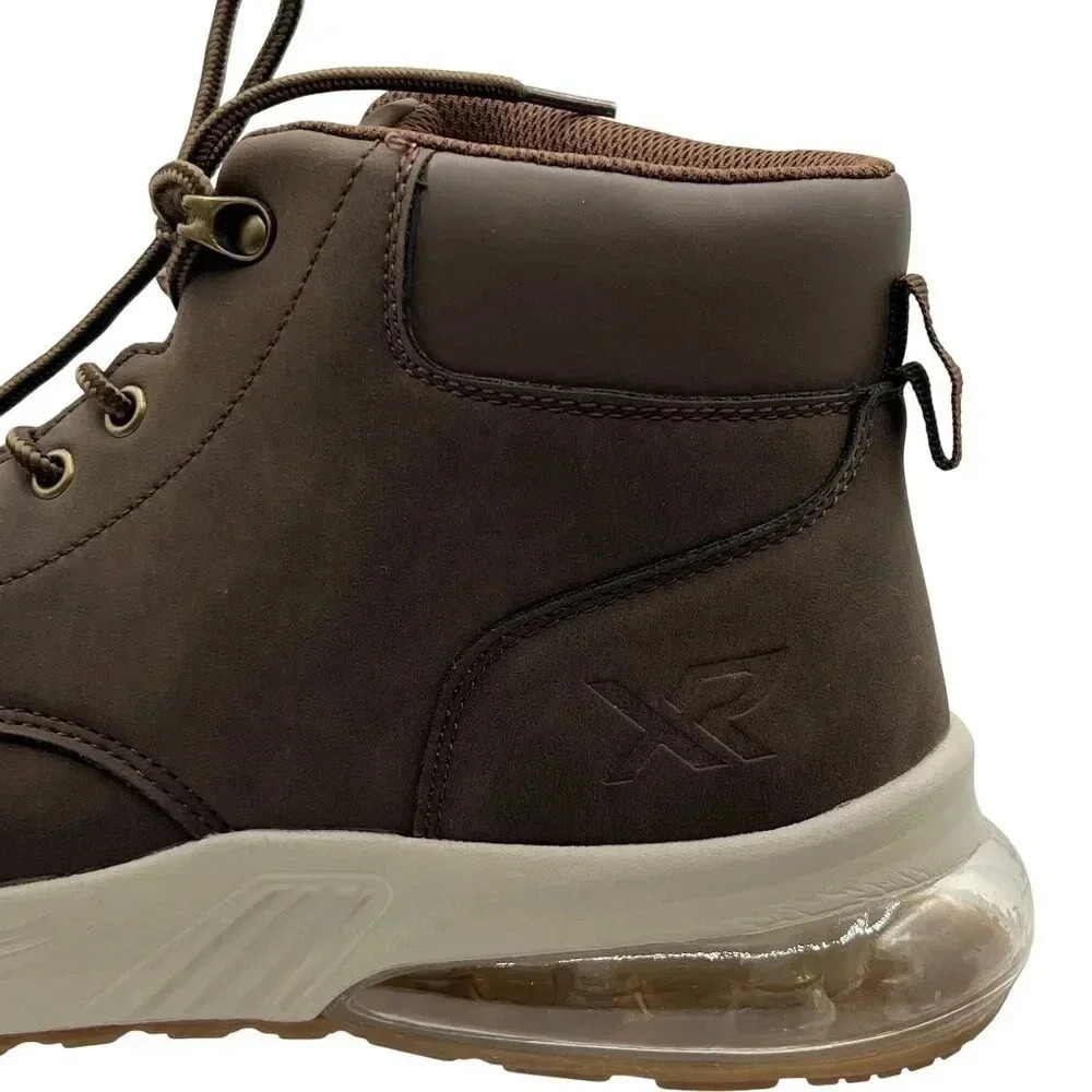 Xray NEW Mens Size 10.5 Brown High-Top Sneakers Vegan Leather Hiking Walking - Picture 8 of 15